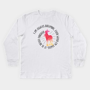 The Last Unicorn "Always Dreaming" Kids Long Sleeve T-Shirt